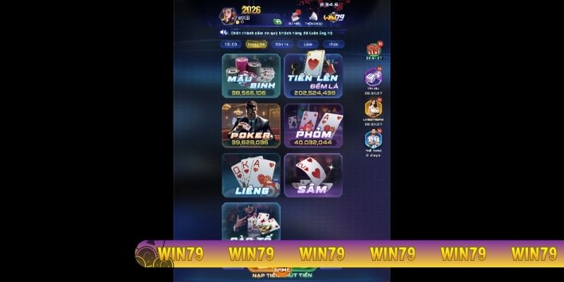 Trải nghiệm 3 game slot Win79 hấp dẫn